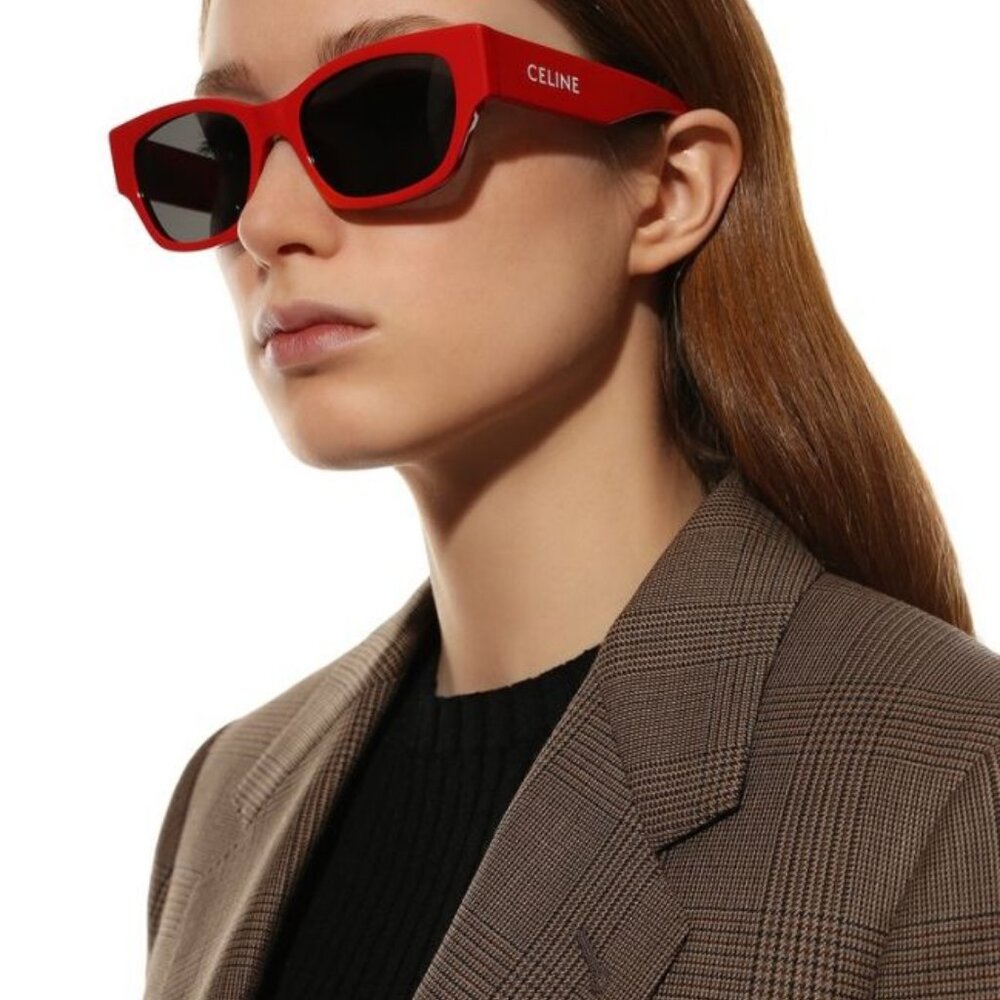 NWT CELINE SUNGLASSES RED - Picture 3 of 5